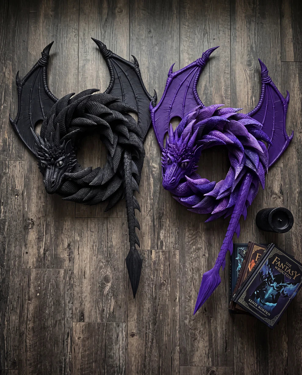 Handmade Dragon Wreaths