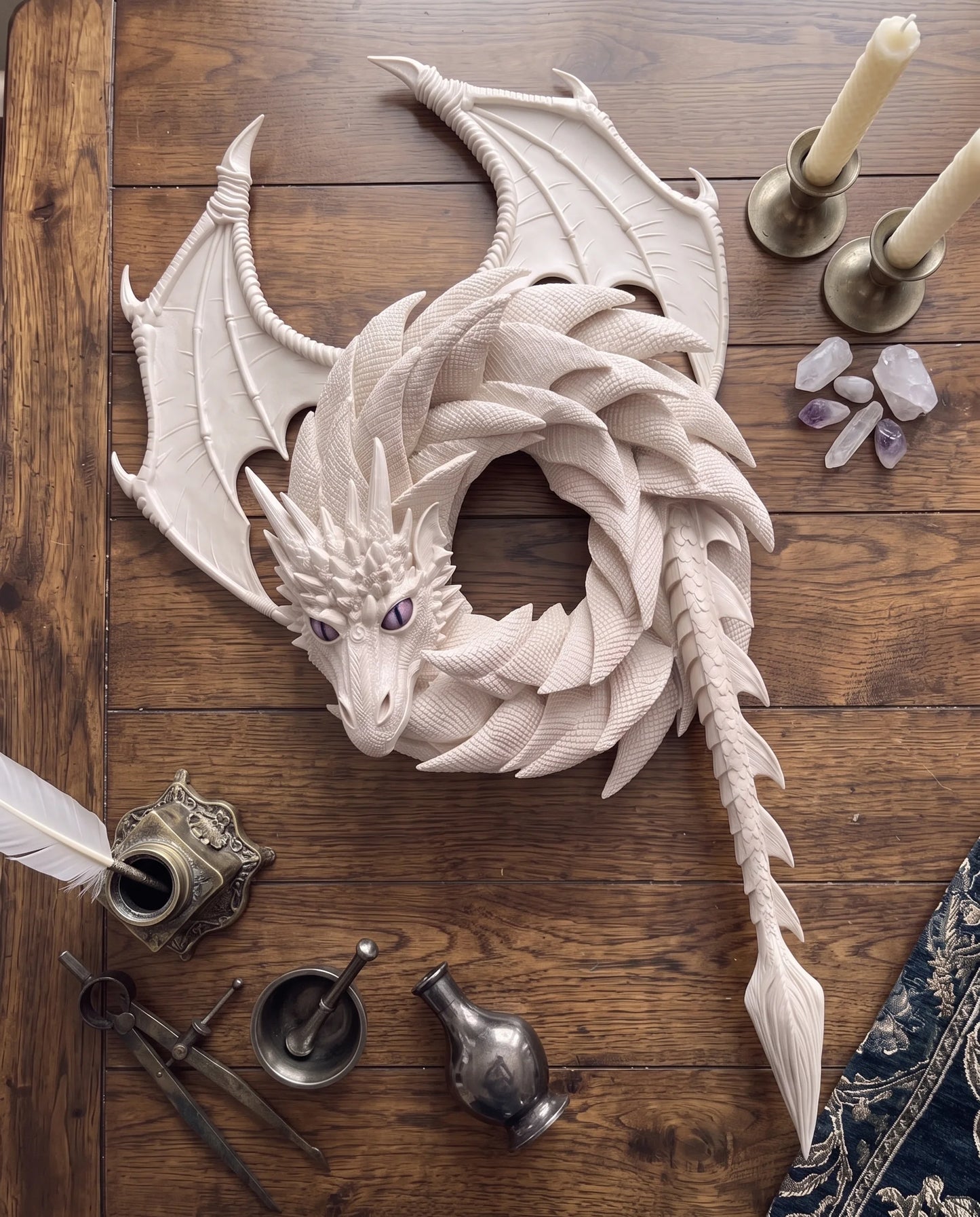 Handmade Dragon Wreaths