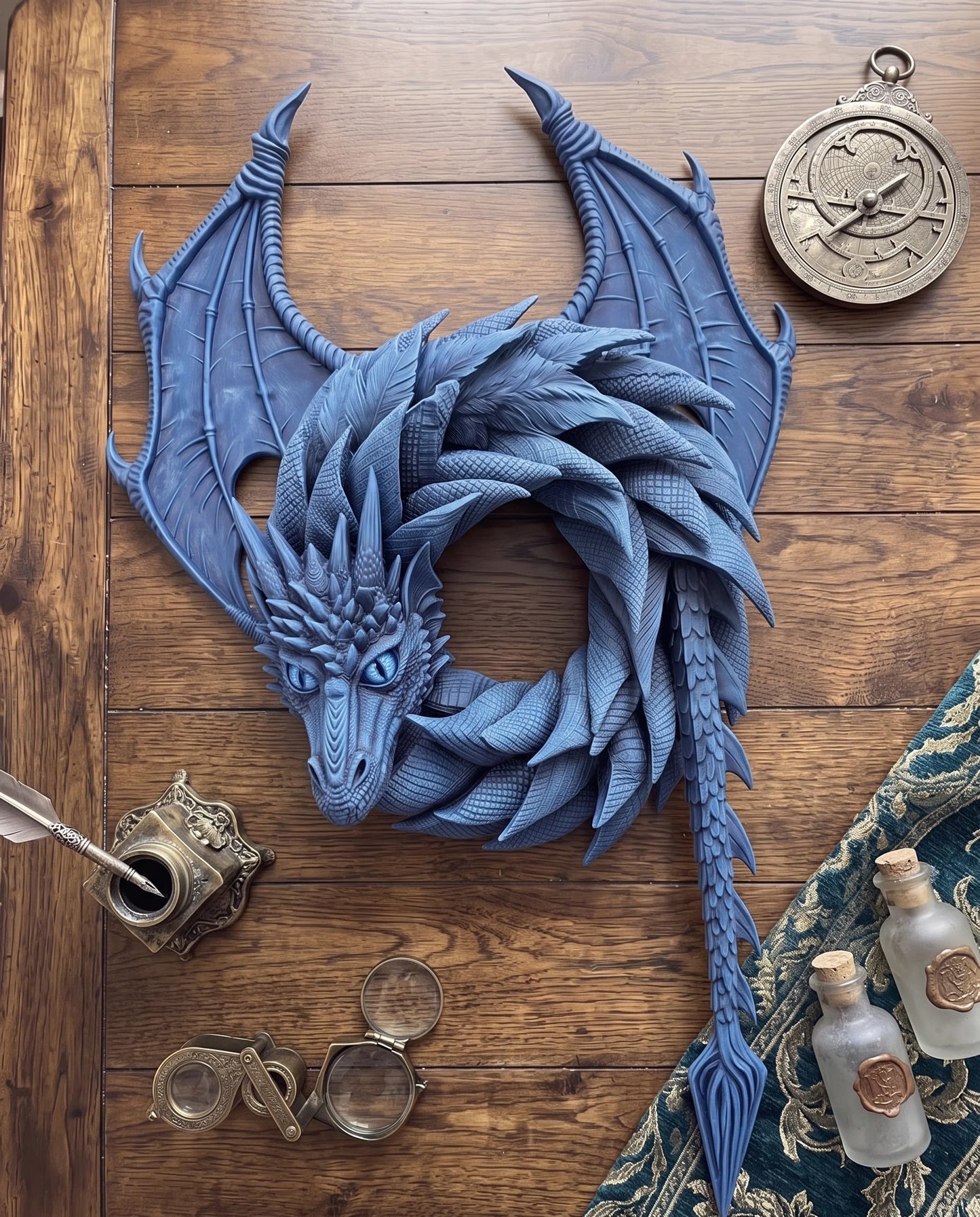 Handmade Dragon Wreaths